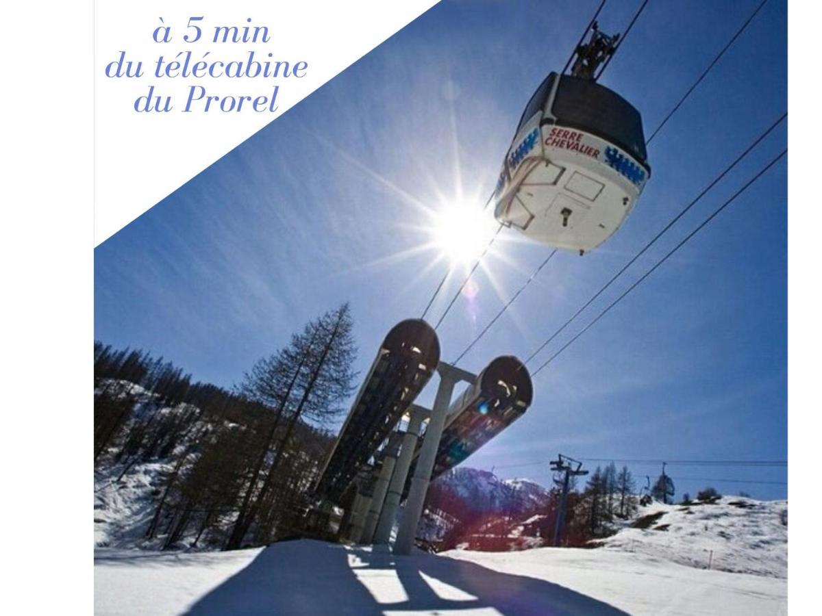 La Galleanne Studio Agreable Et Chaleureux Briancon  Exterior photo