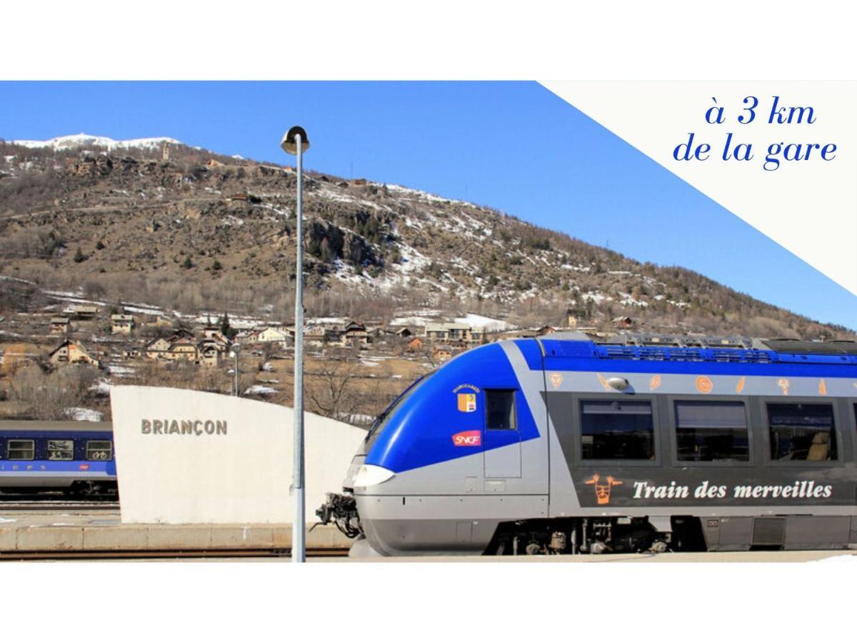 La Galleanne Studio Agreable Et Chaleureux Briancon  Exterior photo